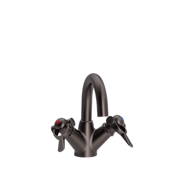 Toni Copenhagen Håndvaskarmatur Toni Copenhagen SP håndvaskarmatur m. fastmonteret tud - bruneret messing