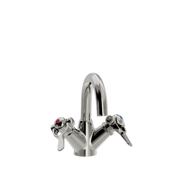 Toni Copenhagen Håndvaskarmatur Toni Copenhagen SP håndvaskarmatur m. fastmonteret tud - nikkel