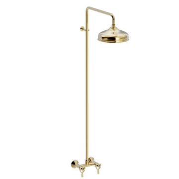 Toni Copenhagen Brusearmatur Toni Copenhagen SP væghængt brusearmatur med hovedbrus Ø220 - messing