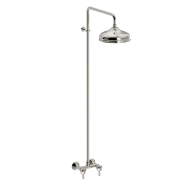 Toni Copenhagen Brusearmatur Toni Copenhagen SP væghængt brusearmatur med hovedbrus Ø220 - nikkel