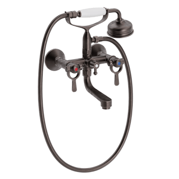 Toni Copenhagen Kararmatur Toni Copenhagen SP væghængt kar/brusearmatur - bruneret messing