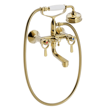 Toni Copenhagen Kararmatur Toni Copenhagen SP væghængt kar/brusearmatur - messing