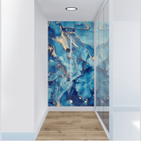 Vipanel Dekorationspanel Vipanel dekorationsvægpanel - Blue Quartz Gloss