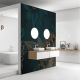 Vipanel Dekorationspanel Vipanel dekorationsvægpanel - Golden Flowers Velvet