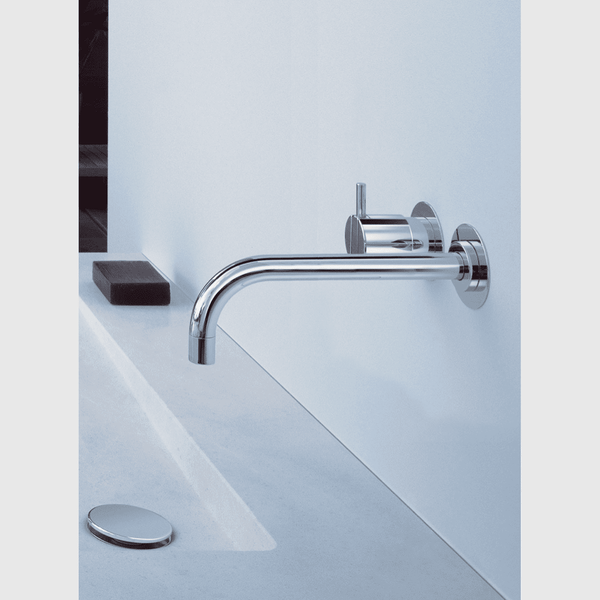 VOLA VOLA 121X-18 håndvaskarmatur - greb til højre - blank hvid