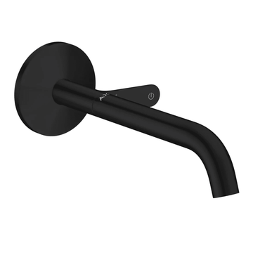 AXOR Håndvaskarmatur Axor One håndvaskarmatur til indbygning Select m/220 mm tud inkl. indbygningsdel - mat sort