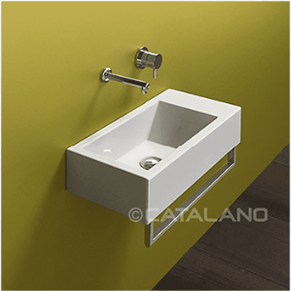 Catalano Håndvaske Catalano VERSO50 håndvask 50x25 cm - med hanehul/uden overløb