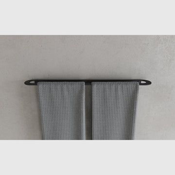Copenhagen Bath Tilbehør til badeværelse Copenhagen Bath CB 100 - Håndklædeholder mat sort