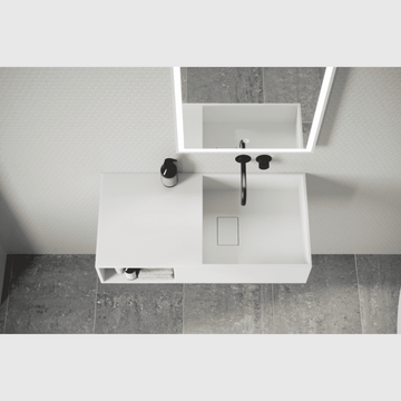 Copenhagen Bath Håndvaske Copenhagen Bath Søndersø 80 håndvask, højre