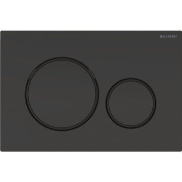 Geberit Trykplade Sigma 20 betjeningsplade, sort/matsort