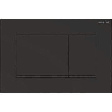Geberit Trykplade Sigma 30 betjeningsplade, mat sort/sort