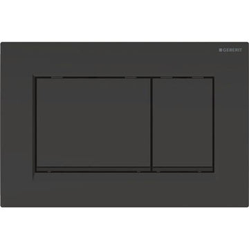 Geberit Trykplade Sigma 30 betjeningsplade, sort/matsort