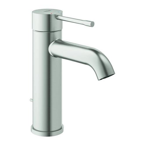 Grohe Håndvaskarmatur Grohe Essence New S size håndvaskarmatur m/bundventil, supersteel