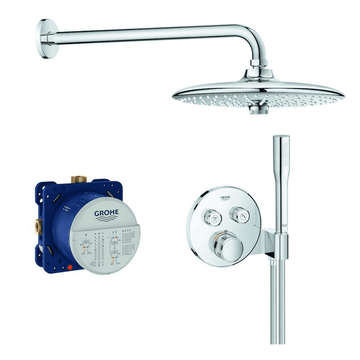 Grohe Bruser Grohe Grohtherm SmartControl sampak rund med Euphoria 260 - krom