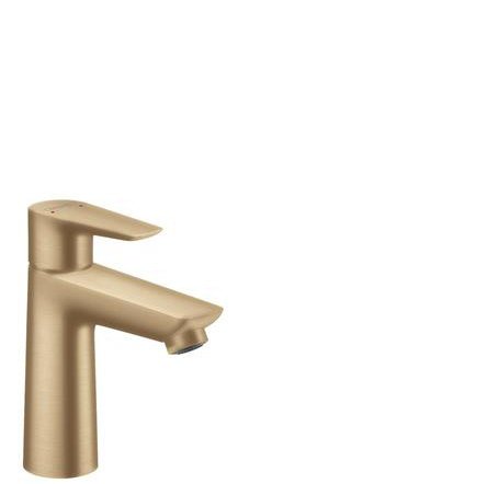 hansgrohe Håndvaskarmatur Hansgrohe Talis E 110 håndvaskarmatur m/bundventil - børstet bronze