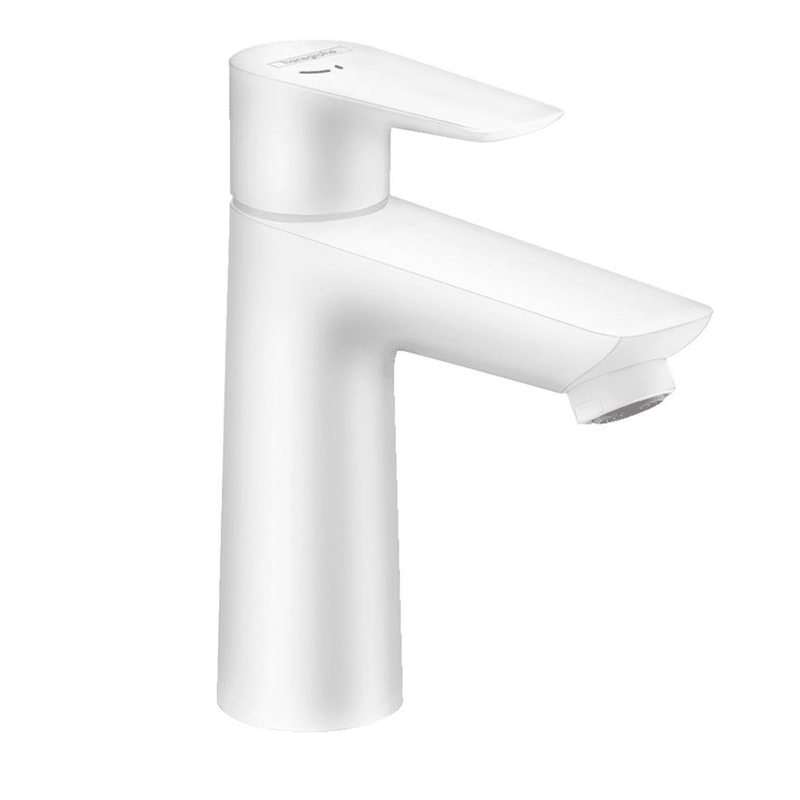 Hansgrohe Håndvaskarmatur Hansgrohe Talis E 110 håndvaskarmatur u/bundventil m/CoolStart - mat hvid