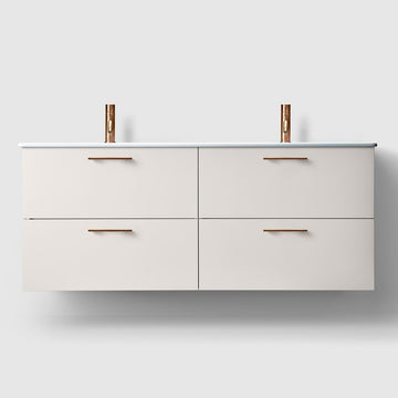 HAVEN Badeværelsesmøbler HAVEN H3/140 badeværelsesmøbel, porcelænshåndvask - White