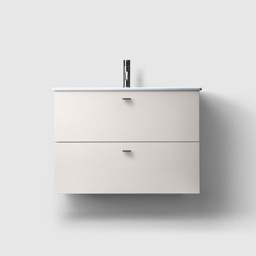 HAVEN Badeværelsesmøbler HAVEN H3/80 badeværelsesmøbel, porcelænshåndvask - White