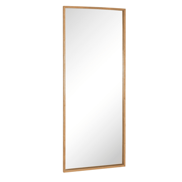 Hübsch Spejle Hübsch Glimpse Wall Mirror Large - 70x185cm - natur ÅBENT HUS TILBUD