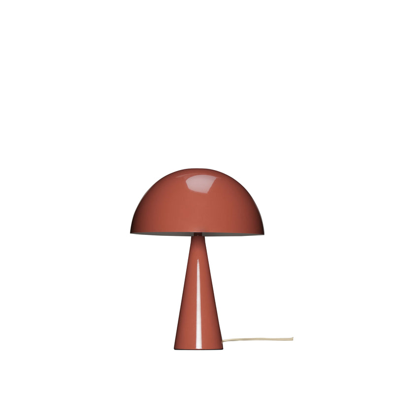 Hübsch Hübsch Mush Bordlampe Mini - ø25 - Rødbrun/Sand