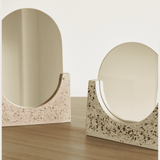 Hübsch Tilbehør til badeværelse Hübsch Sort Table mirror - Terrazzo spejl