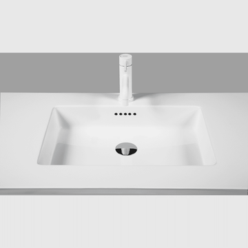 Marmorline Håndvaske Marmorline Colombo vask (48-30) med 5 overløbshuller - bordplade dybde 48cm