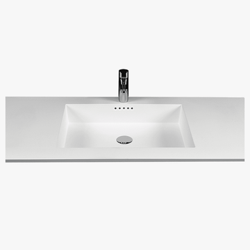 Marmorline Håndvaske Marmorline Liverpool - Bordplade med vask (50-30). Min dybde 48cm