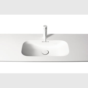 Marmorline Håndvaske Marmorline Nice vask (48-28) med 5 overløbshuller - bordplade dybde 46,5 cm