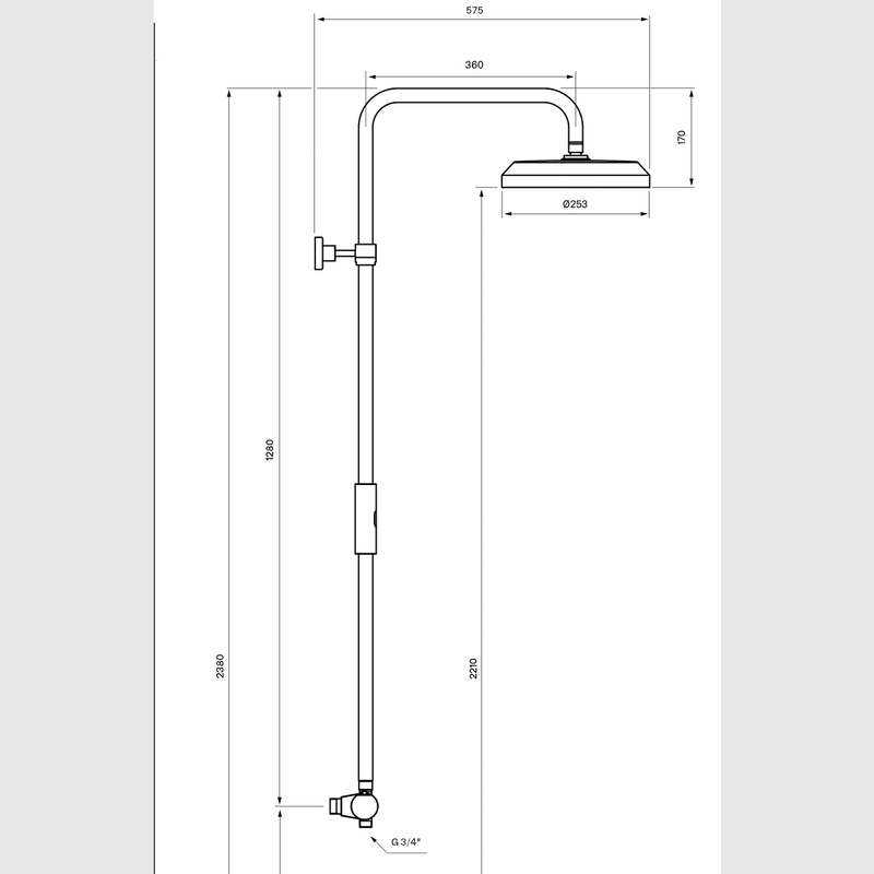 Tapwell Bruser Tapwell ARM5200 brusesystem med termostat - bronze