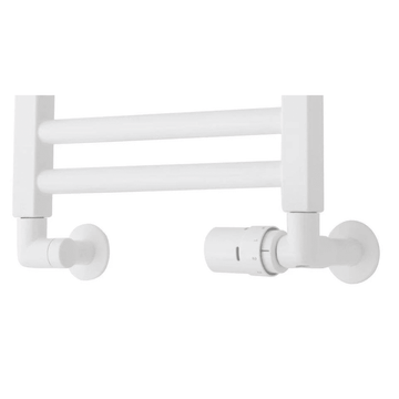 TVS Håndklædetørrer TVS 120 returventilsæt højre monteret - hvid