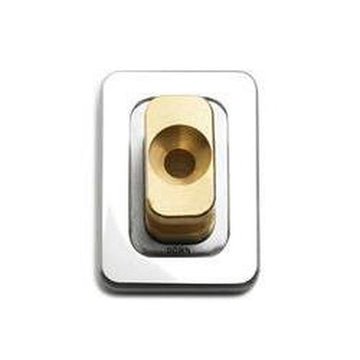 Unidrain Tilbehør til badeværelse Unidrain Reframe bagplade til håndklædekrog 2 stk. - poleret stål