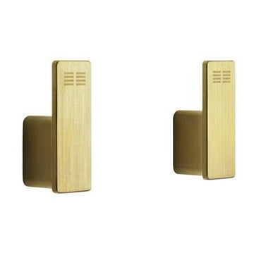 Unidrain Tilbehør til badeværelse Unidrain Reframe Håndklædekrog, messing, 2 stk.